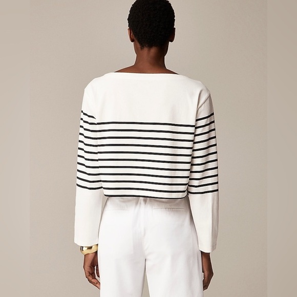 J. Crew Limited-edition USA Swimming® X J.Crew Cropped Boatneck T-shirt - Picture 4 of 9
